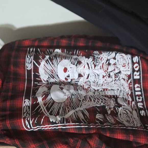 Skeleton flannel - Picture 2 of 2
